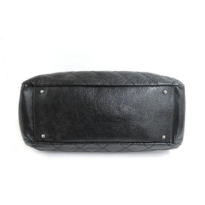 Chanel on the Road Tote CC Logo Black Silver