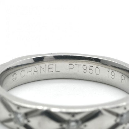 Chanel Quilted Coco Crush Ring Silver Wedding Pair Marriage