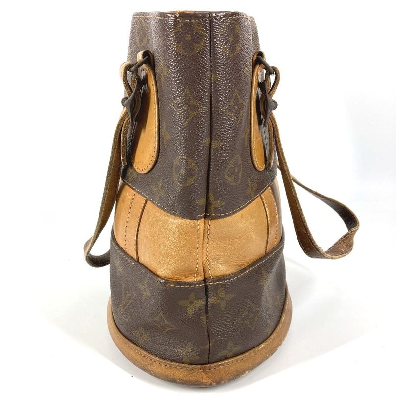 Louis Vuitton Handbag Bucket PM Monogram Canvas Brown