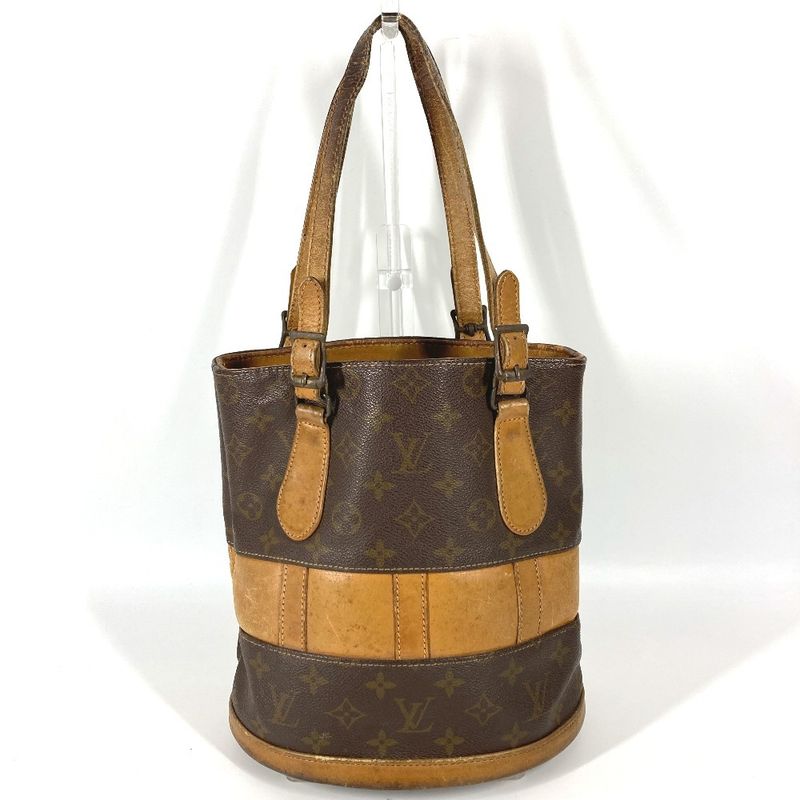 Louis Vuitton Handbag Bucket PM Monogram Canvas Brown