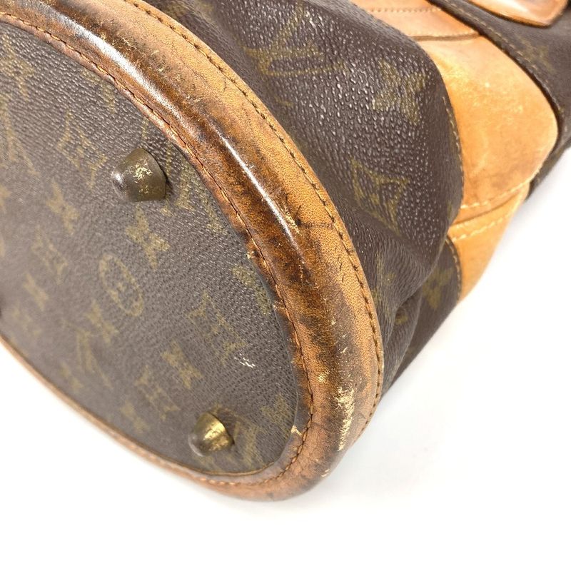 Louis Vuitton Handbag Bucket PM Monogram Canvas Brown