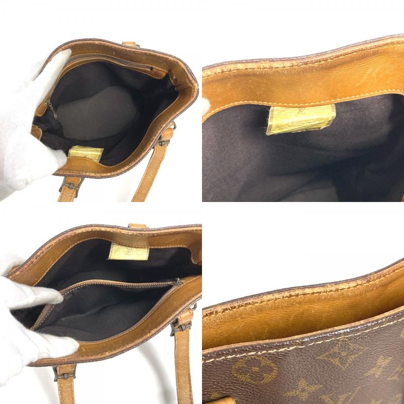 Louis Vuitton Handbag Bucket PM Monogram Canvas Brown
