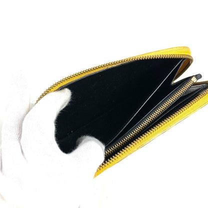 Louis Vuitton Wallet Zippy Patent Leather Yellow Black Yayoi Kusama — view 2