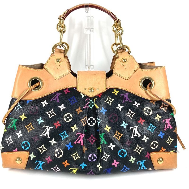 Louis Vuitton Shoulder Bag Ursula Monogram Multicolor Canvas Noir Black