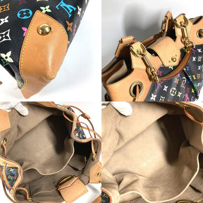 Louis Vuitton Shoulder Bag Ursula Monogram Multicolor Canvas Noir Black