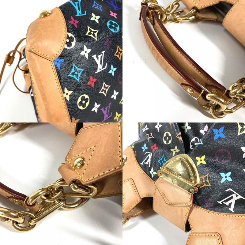 Louis Vuitton Shoulder Bag Ursula Monogram Multicolor Canvas Noir Black