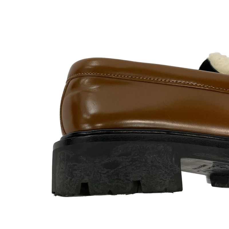 Celine Loafer 35 Margaret Brown White Tassel