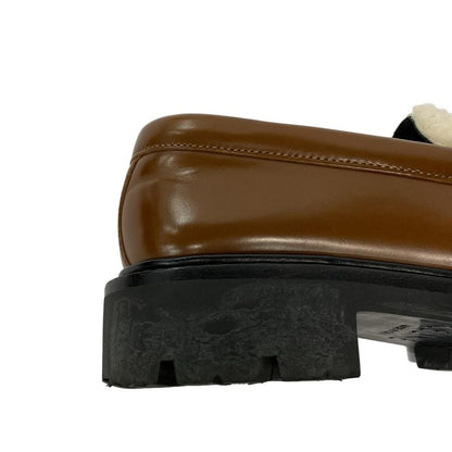 Celine Loafer 35 Margaret Brown White Tassel