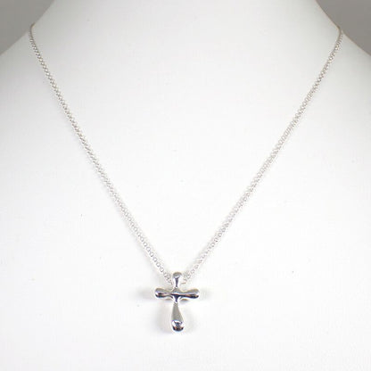 Tiffany & Co. 925 Small Cross Pendant Necklace