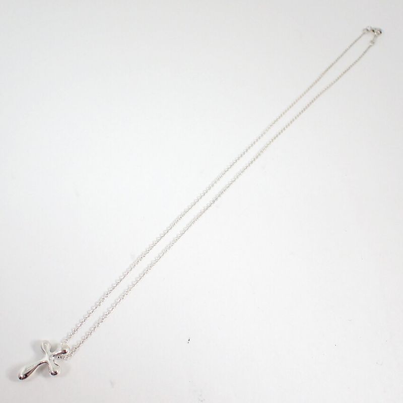 Tiffany & Co. 925 Small Cross Pendant Necklace