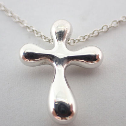 Tiffany & Co. 925 Small Cross Pendant Necklace