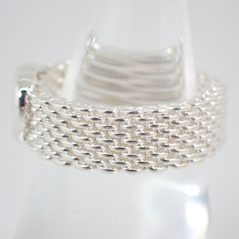 Tiffany & Co. 925 Somerset Mesh Ring