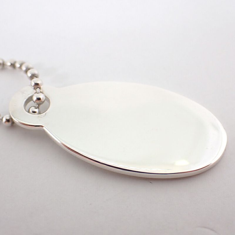 Tiffany & Co. 925 Return to Oval Pendant Necklace