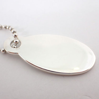 Tiffany & Co. 925 Return to Oval Pendant Necklace