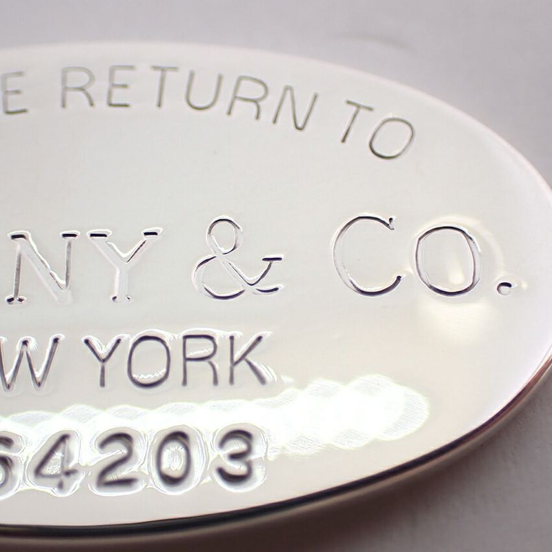 Tiffany & Co. 925 Return to Oval Pendant Necklace