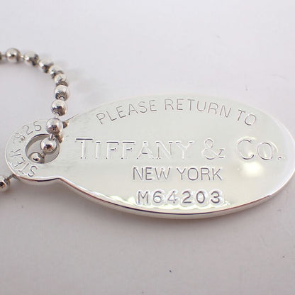 Tiffany & Co. 925 Return to Oval Pendant Necklace