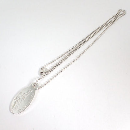 Tiffany & Co. 925 Return to Oval Pendant Necklace