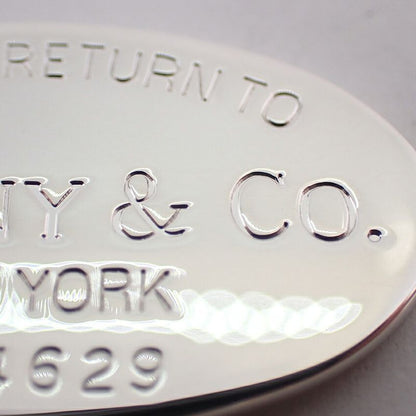Tiffany & Co. 925 Return to Oval Pendant Necklace