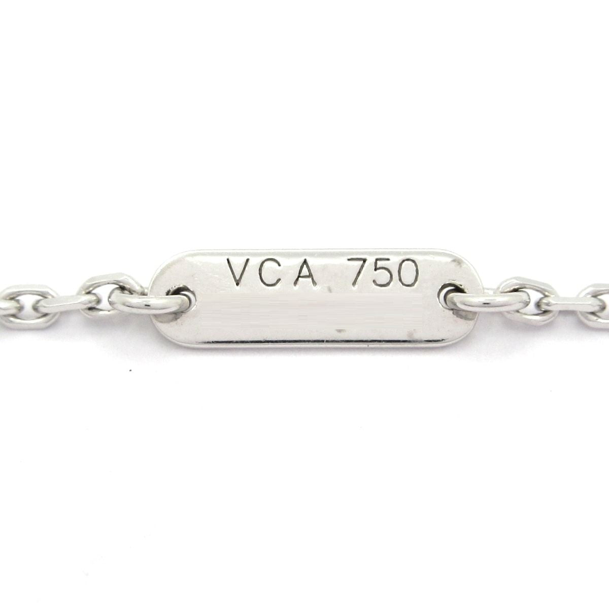 Van Cleef & Arpels Necklace Vintage Alhambra 18K White Gold — view 5