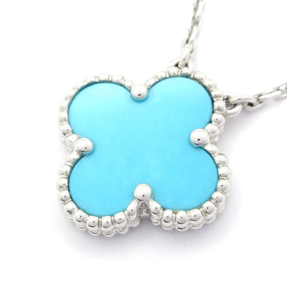 Van Cleef & Arpels Necklace Vintage Alhambra 18K White Gold — view 3