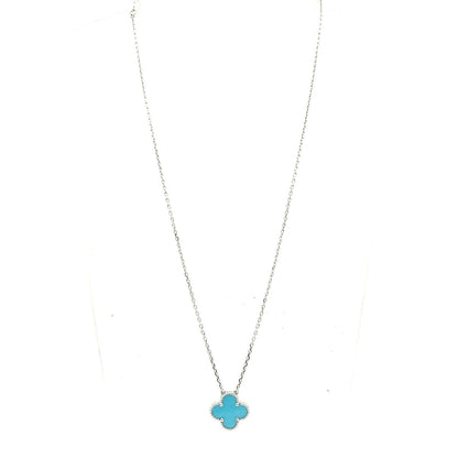 Van Cleef & Arpels Necklace Vintage Alhambra 18K White Gold — view 2