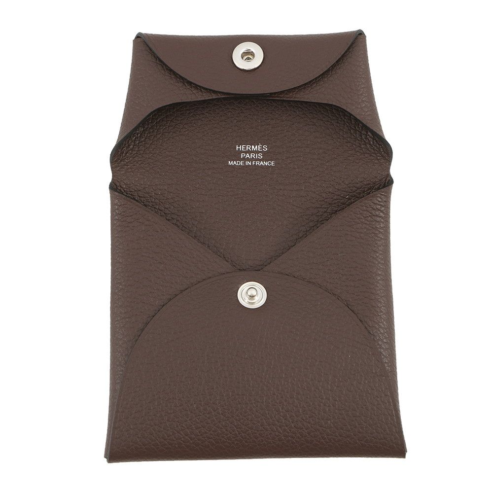 Hermes Coin Case Bastia Mocha Ever Color Purse — view 4