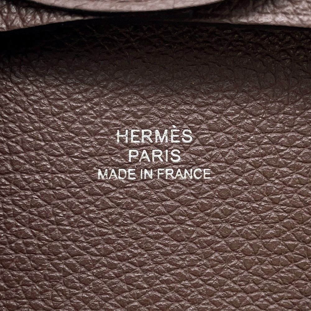 Hermes Coin Case Bastia Mocha Ever Color Purse — view 7