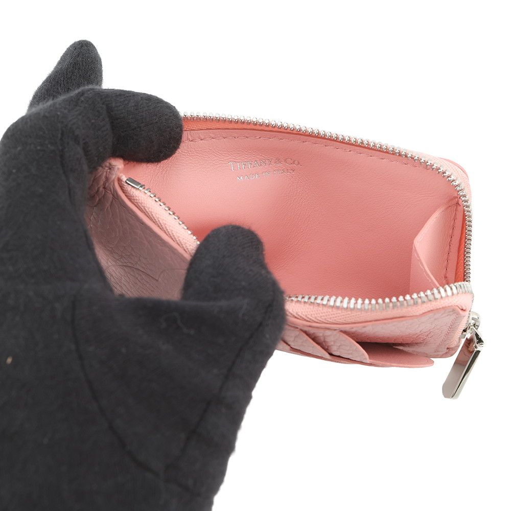 Tiffany & Co. Coin Case Return to Fragment Leather Wallet — view 4