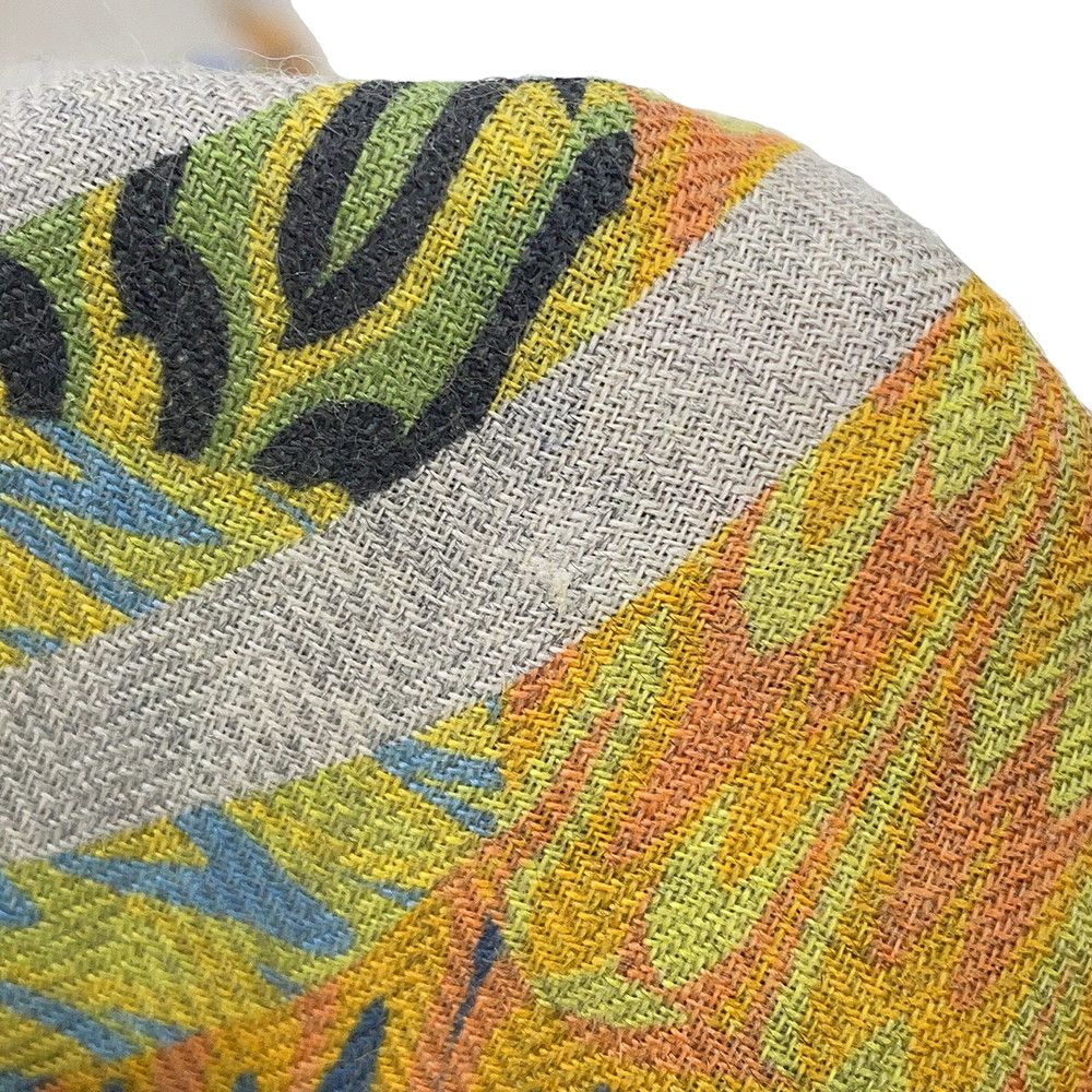 Hermes Carre 90 Kyoto Marble Ex Libris Cashmere Scarf Glycine Multicolor — view 4