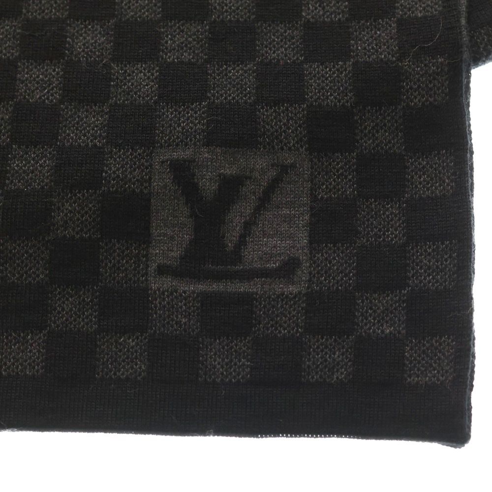 Louis Vuitton Echarpe Petit Damier Scarf Black — view 3
