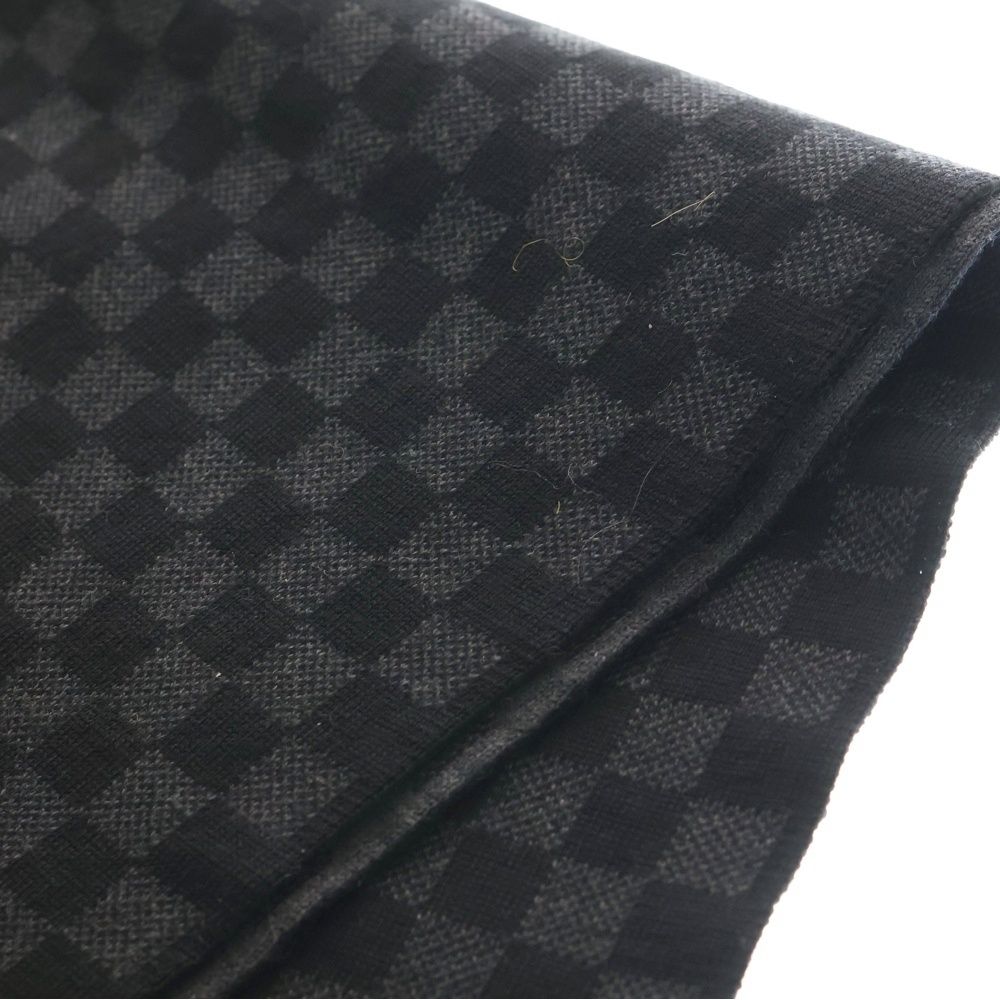 Louis Vuitton Echarpe Petit Damier Scarf Black — view 6