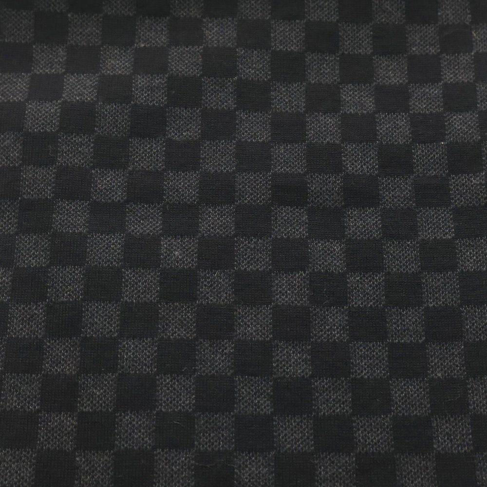Louis Vuitton Echarpe Petit Damier Scarf Black — view 2