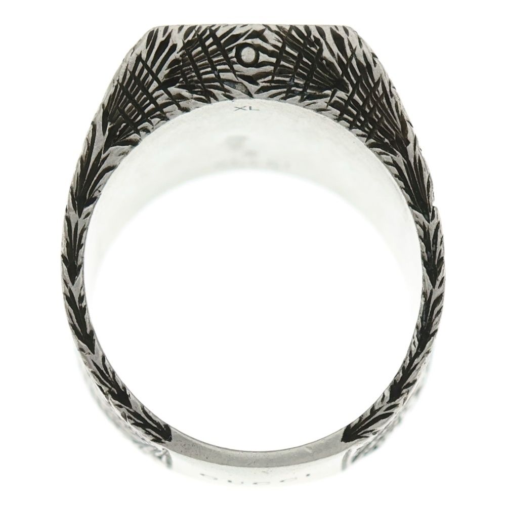 Gucci Alphabet Letter Ring Silver XL — view 7