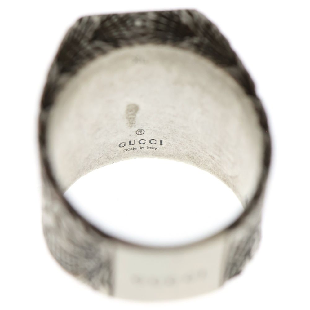 Gucci Alphabet Letter Ring Silver XL — view 6