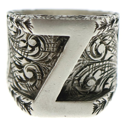 Gucci Alphabet Letter Ring Silver XL — view 5