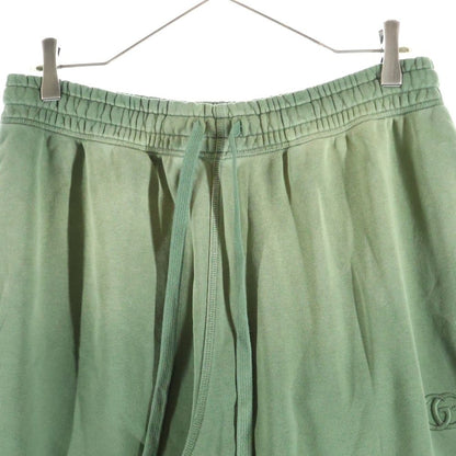Gucci Degrede Sweatpant Fade Logo Embroidery Sweatpants Green Flat — view 3