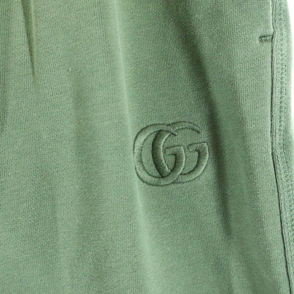 Gucci Degrede Sweatpant Fade Logo Embroidery Sweatpants Green Flat — view 4