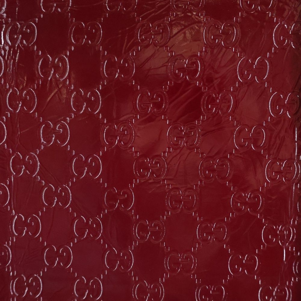 Gucci Embossed GG Motif Skirt Bordeaux — view 5