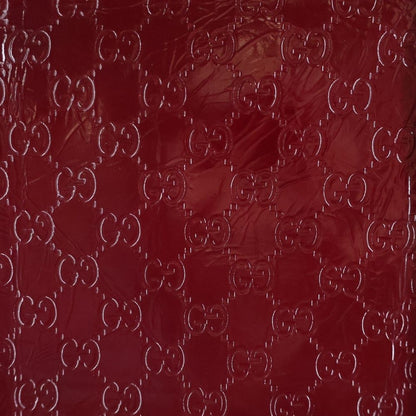 Gucci Embossed GG Motif Skirt Bordeaux — view 5