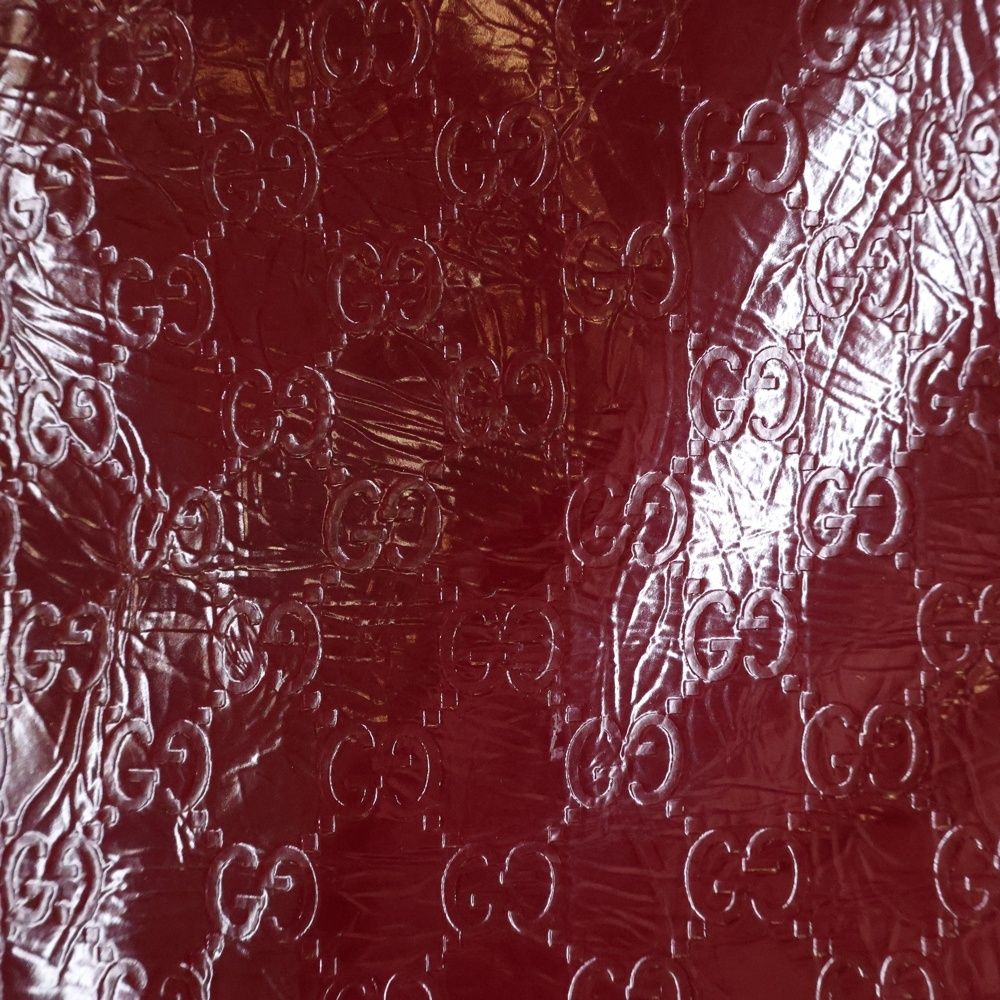 Gucci Embossed GG Motif Skirt Bordeaux — view 4