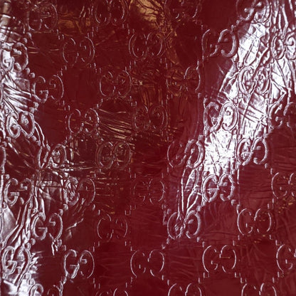 Gucci Embossed GG Motif Skirt Bordeaux — view 4