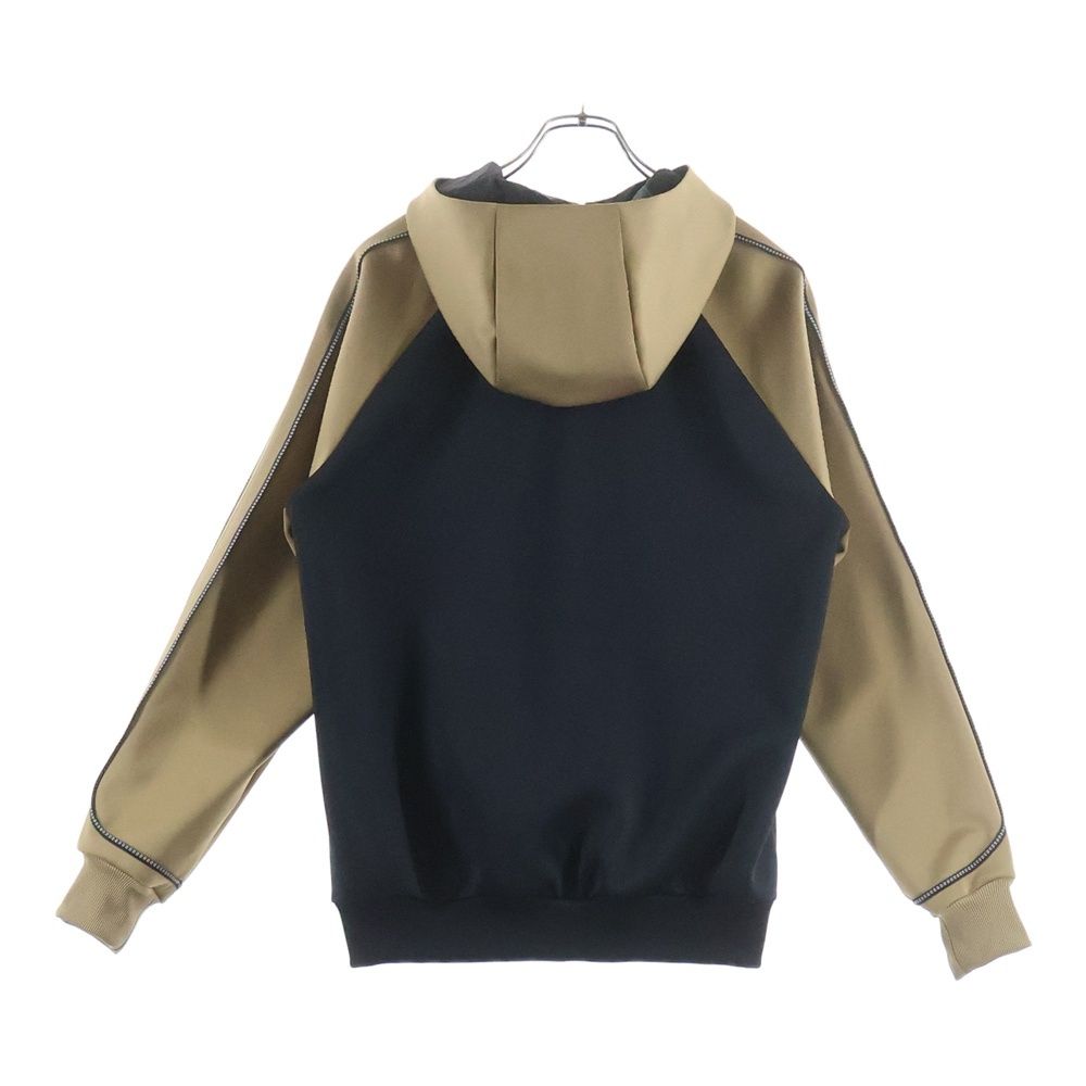 Fendi Zip Up Hoodie Black Beige Jacket — view 2