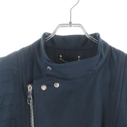 Louis Vuitton Cotton Zip Up Double Riders Jacket Black — view 3