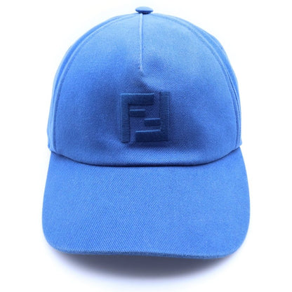 Fendi Zucca Logo Baseball Cap Blue — view 4