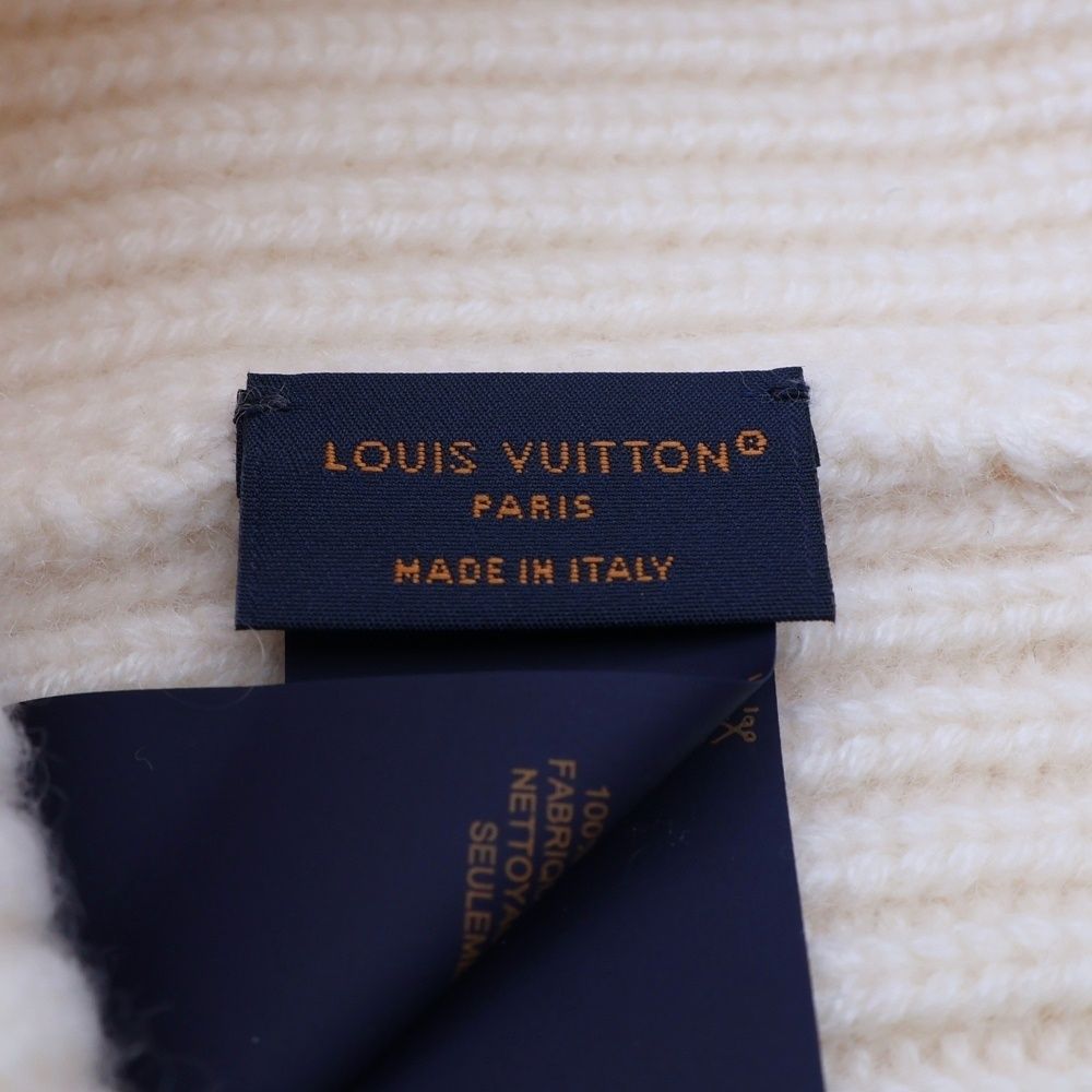 Louis Vuitton Beanie LV Spark Bronne Hat Ivory Cashmere — view 8