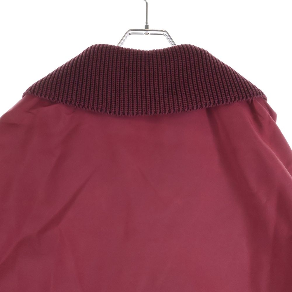 Gucci Embossed Gabardine Bomber Jacket Gold Bordeaux — view 4