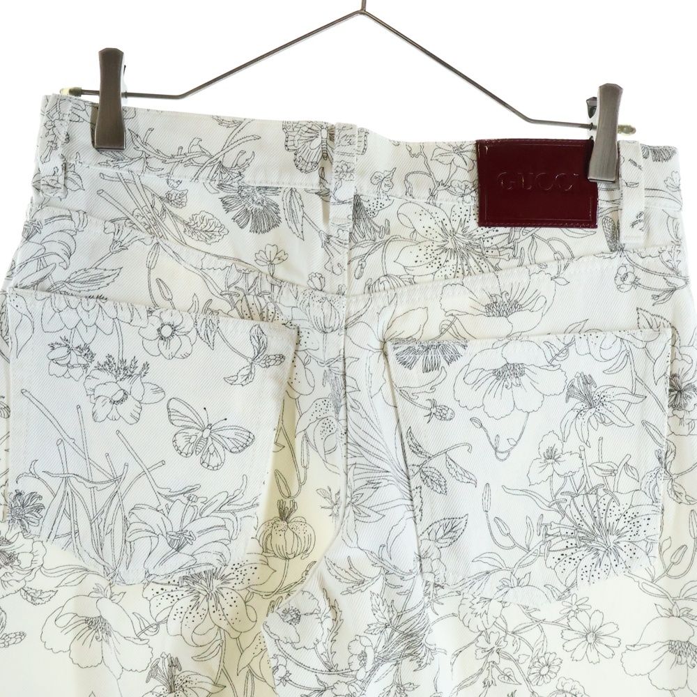 Gucci Flora Print Pants White — view 4