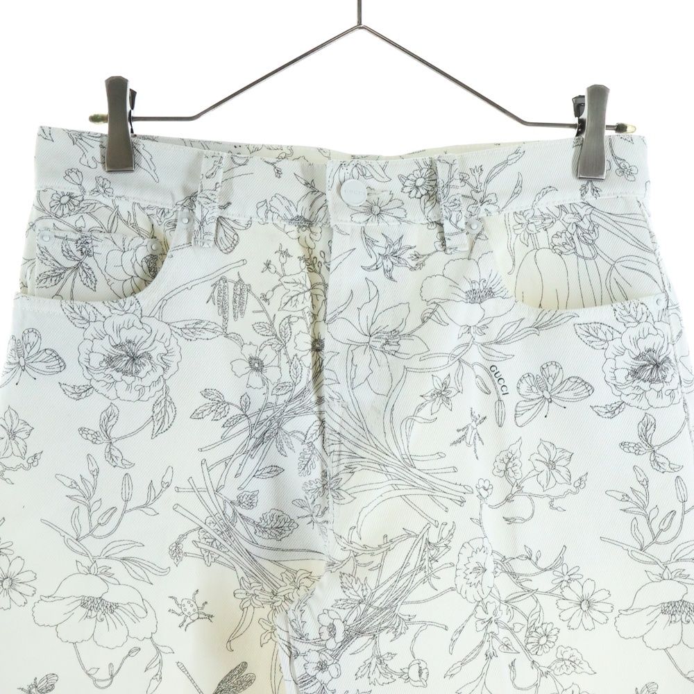 Gucci Flora Print Pants White — view 3