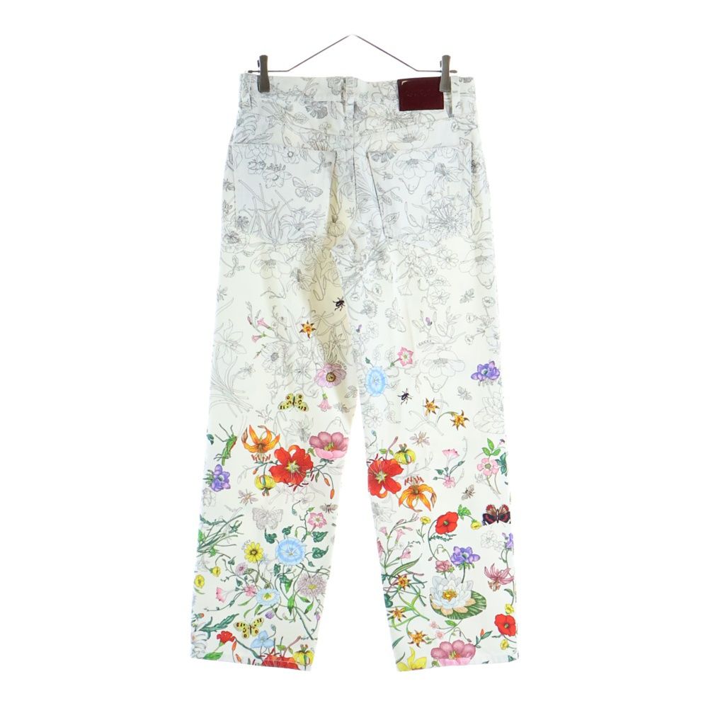 Gucci Flora Print Pants White — view 2