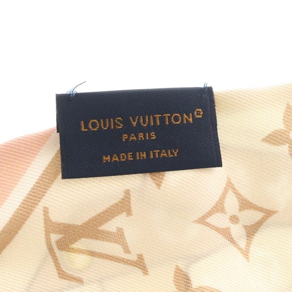 Louis Vuitton Bandeau BB Silk Scarf Beige — view 4
